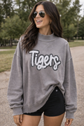 Vintage Tigers Mock Neck Sweatshirt