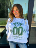 BIRDIE USA Graphic Crewneck on Ash Gray