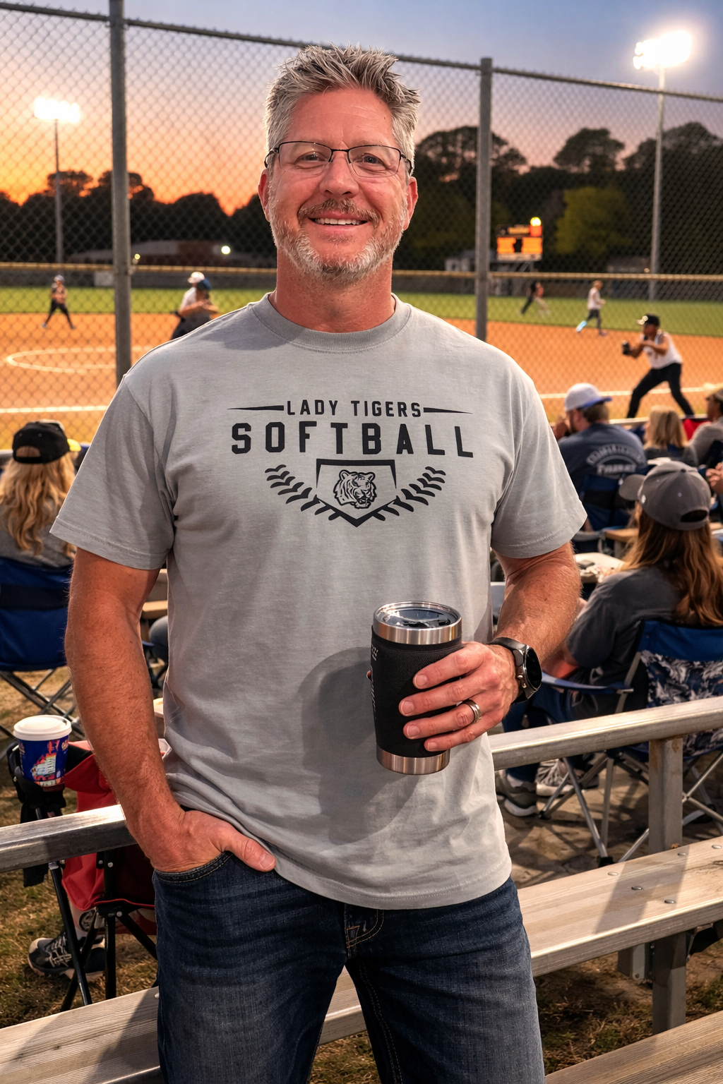 Lady Tigers Softball Shortsleeve (Comfort Colors)